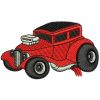 Hot Rod Embroidery Design