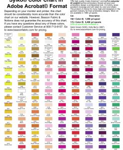 Coats Thread Color Chart